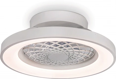 Потолочный светильник круглый светодиодный диммируемый с вентилятором с пультом управлением смартфоном регулировкой цветовой температуры Mantra Tibet 7804 (регулировка яркости, 220V, круглые)