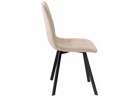 Обеденный стул на металлокаркасе Woodville Bruk beige 11929