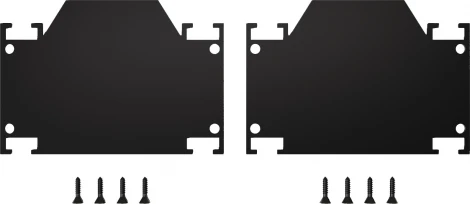 Торцевая заглушка ST Luce Skyline 48 ST047.189.00 Черный