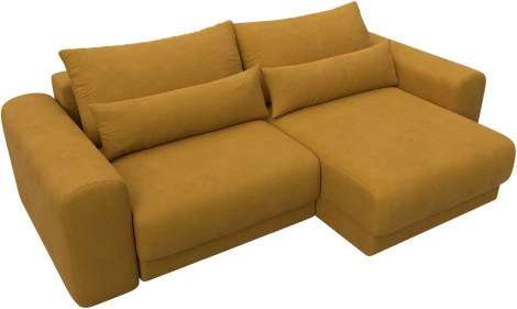 Диван угловой Лига-056 НПБ угол универсальный Лига Диванов (Велюр) арт.129158