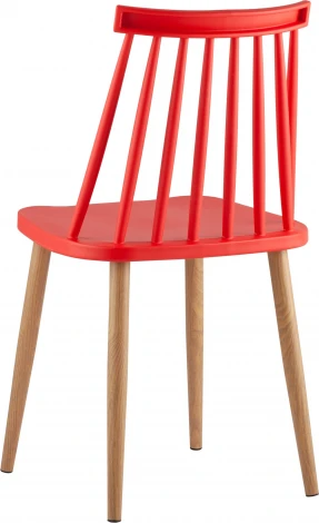 Стул Морган пластиковый красный 4 шт Stool Group арт.УТ000037493