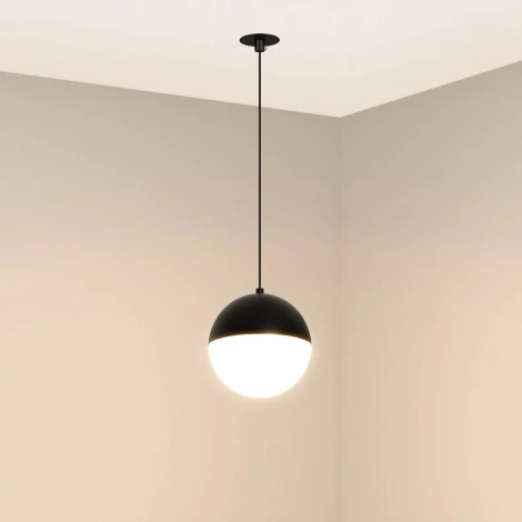 Cветильник SP-EMISFERO-HANG-BUILT-R150-11W Warm3000 (BK, 170 deg, 230V) (Arlight, IP20 Металл) 064193