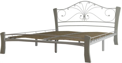 Кровать КМД 5-01 Фортуна 4 Лайт 140х200, Белый, Форвард