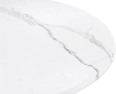 Деревянный стол Notta Абилин 100х76 мрамор белый / белый матовый 520595