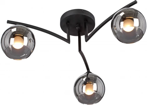 Потолочная люстра на штанге Vitaluce V4285-1/3PL (220V, шарики)