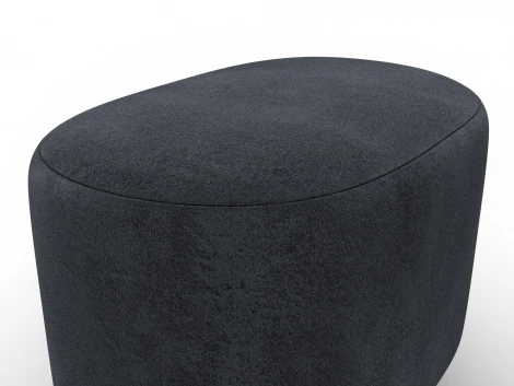 Пуф 003 (ДСП,Фанера/Дерево/Велюр/Темно-серый) Лига Диванов 132361