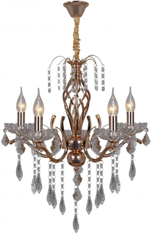 Подвесная люстра Reluce 06315-0.4-05 FGD+CL (220V, подвески, на цепи, подсвечник, свеча)