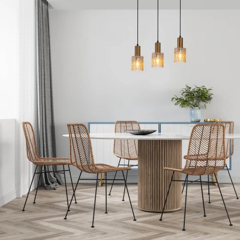 Подвесной светильник Escada Rain 10189/3S Brass (220V, на проводе)