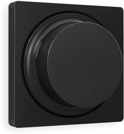 Лицевая панель Ambrella Volt ALFA (Черный матовый) для светорегулятора универсального QUANT AP8055