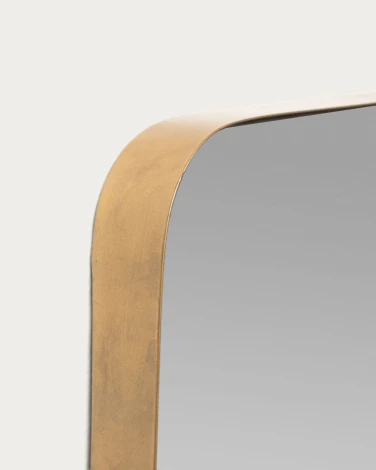 Настенное зеркало La Forma (ex Julia Grup) Marco (Золотой/ Металл,Сталь,МДФ)