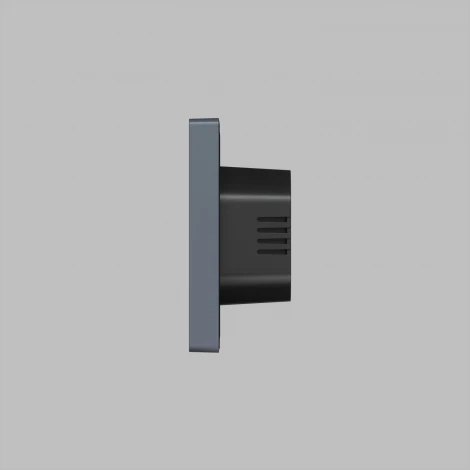 Панель управления умным домом (Wi-Fi / Zigbee / Bluetooth, Tuya / Smart Life), алюминий + закалённое стекло, цвет чёрный Denkirs Control DK7405-BK