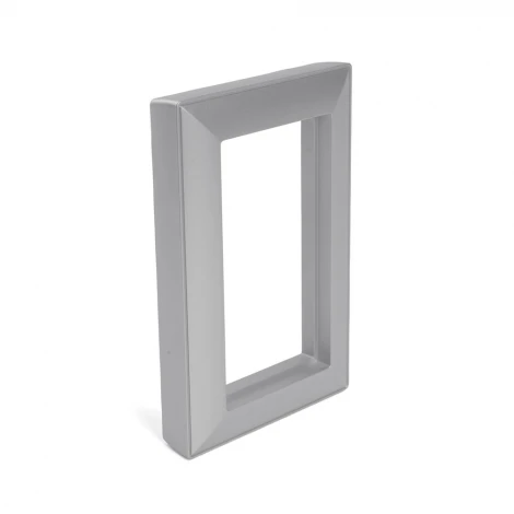 Рамка на 2 поста (серебро) Stekker Катрин 50048