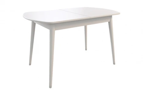 Стол обеденный раздвижной Сальса Mebelson (МДФ/Белый) арт.KM-0212.0133