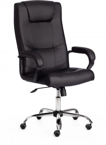 Кресло MAXIMA Хром (22) кож/зам, черный, 36-6 Tetchair 19513