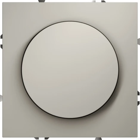 Диммер поворотно-нажимной 600 Вт (кашемир) Voltum S70 VLS070303