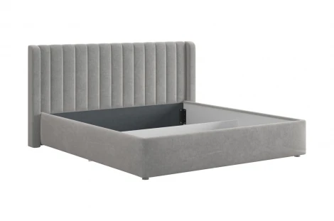 Каркас кровати Ева 180х200 см Mebelson (ДСП,ЛДСП,Велюр/Серый) арт.176252,2173
