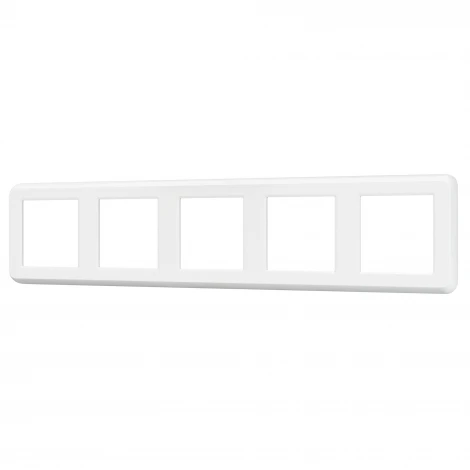 Рамка пластиковая FRM-VERSA-PL-5-WH (Arlight) 045190