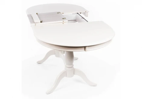 Стол раскладной Woodville Elva молочный 1192