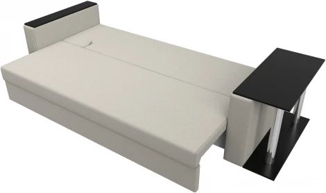 Диван прямой Атланта Лайт со столом справа Лига Диванов (Рогожка) арт.126159