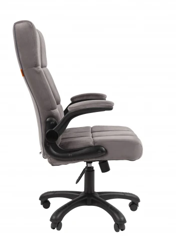 Кресло Chairman Home 444 Россия ткань Т-55 серый