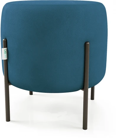 Маленькая радость Пуф круглый на ножках, синий D1 furniture арт.AAA41674008