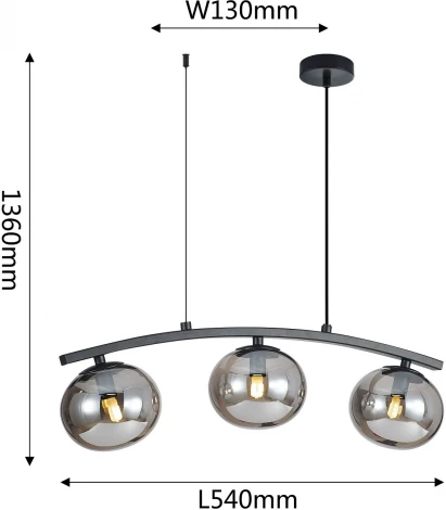 Подвесной светильник Favourite Arcata 4054-3P