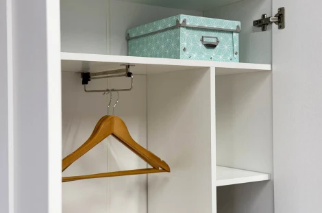 Шкаф двухдверный L800 Баско Mebelson (ЛДСП/Светлое дерево) арт.173778,2552