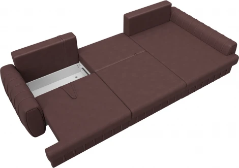 Диван угловой Лига-057 НПБ Лонг угол правый Лига Диванов (Замша) арт.129312