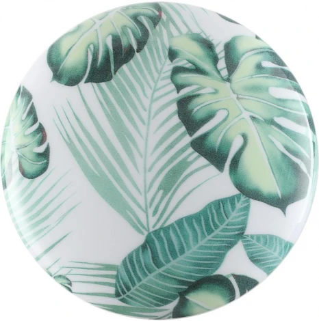 Настенно-потолочный светильник светодиодный Sonex Flori 7748/DL PALE SN пластик/белый/зеленый LED 48Вт 3000-6000К D380 IP43 пульт ДУ (220V, круглые)