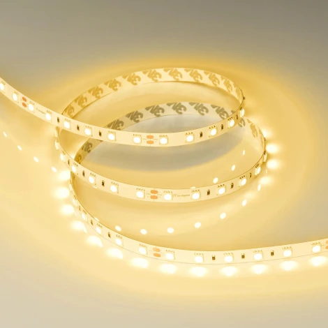 Светодиодная лента RT-B60-10mm 24V Yellow (14.4 W/m, IP20, 5060, 5m) (Arlight, 14.4 Вт/м, IP20) 008816(2)