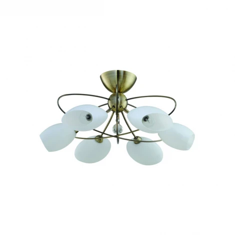 Потолочная люстра IDLamp Perlite 818/6PF-Oldbronze