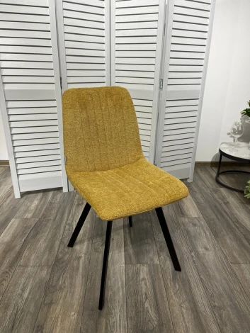 Обеденный стул M-City ELVIS WZ2042-05 горчичный/ черный каркас