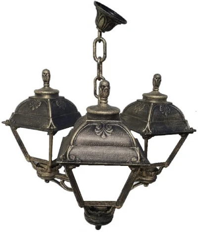 Уличный светильник подвесной Fumagalli Cefa U23.120.S30.BYF1R (220V, на цепи, под старину, IP55)