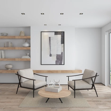 Встраиваемый точечный светильник Denkirs DK3021 DK3071-BK (220V)