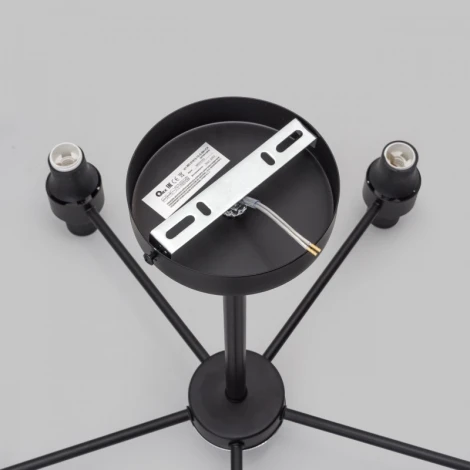 Потолочная люстра на штанге Imex MD.51913-10-S-BK+CH