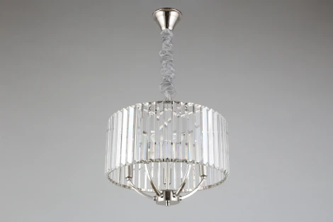 Подвесная люстра Aployt Nela APL.746.03.05 (220V, хрусталь, на цепи, свеча, круглые)