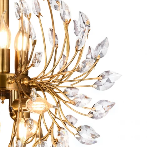 Подвесная люстра шар на цепи Escada Tugela 486/9PL (220V, свеча, шар)