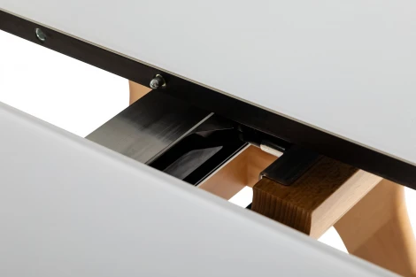 Стол R-Home раскл. Нарвик Glass 140-180 Automatic Natur/Light matte glass