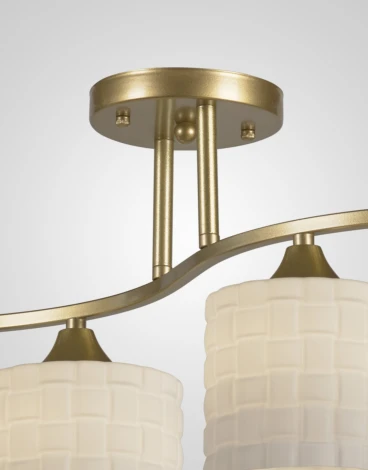 Потолочная люстра на штанге Мелодия Света SL1N SL6789-4 GD 000066024