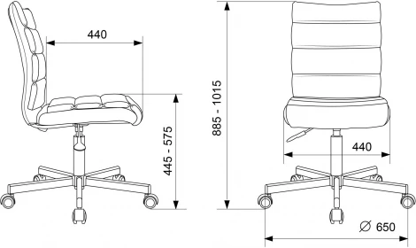 Кресло Бюрократ CH-320M серо-голубой Light-28 крестов. металл