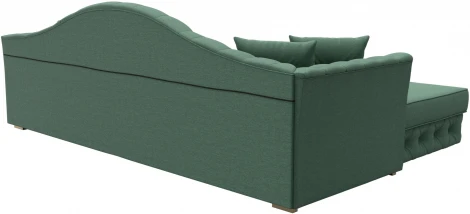 Диван угловой Артис левый угол (Зеленый/Рогожка) Лига Диванов арт.123401L