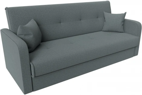 Диван-книжка Надежда (Серый/Рогожка) Лига Диванов арт.121129