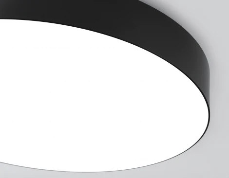 Потолочный светодиодный светильник с пультом управления Ambrella Orbital FZ1365 BK черный IP20 60W 3000-6500K