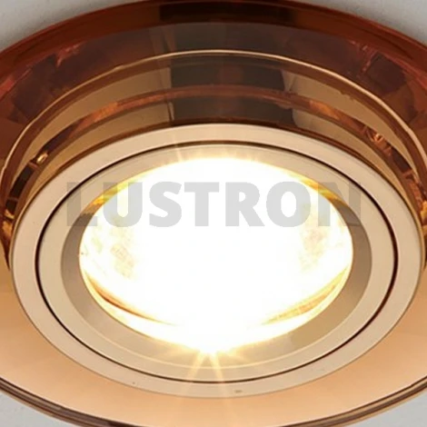 Встраиваемый точечный светильник Ambrella Классика III 8160 BR