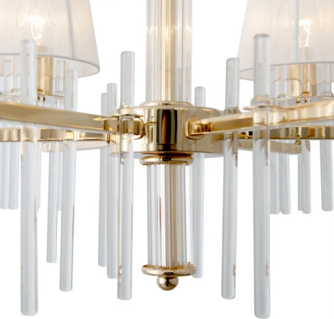 Подвесная люстра Rivoli Lilith 1039-306 (220V, хрусталь, на цепи)