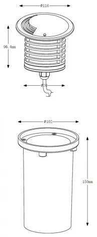 Встраиваемый светильник уличный Deko-Light Smart 730270