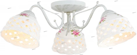 Потолочная люстра Arte Lamp Wicker A6616PL-3WG
