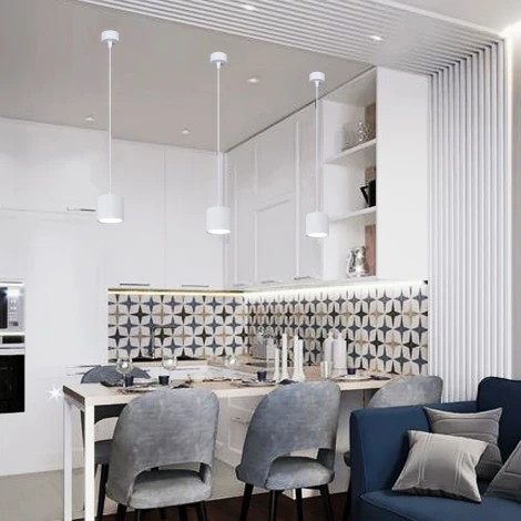 Подвесной светильник Reluce 53005-0.9-001LD GX53 WT (220V, на проводе)