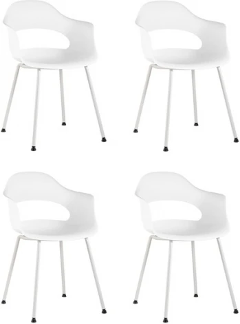 Стул Lady пластик белый 4 шт. Stool Group (арт.УТ000037269)