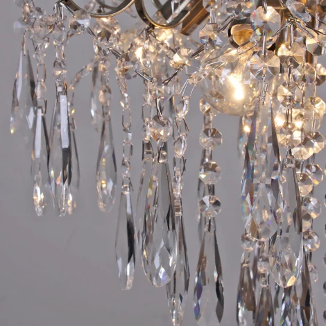 Подвесная люстра хрустальная Reluce 30300-0.3-600 AB